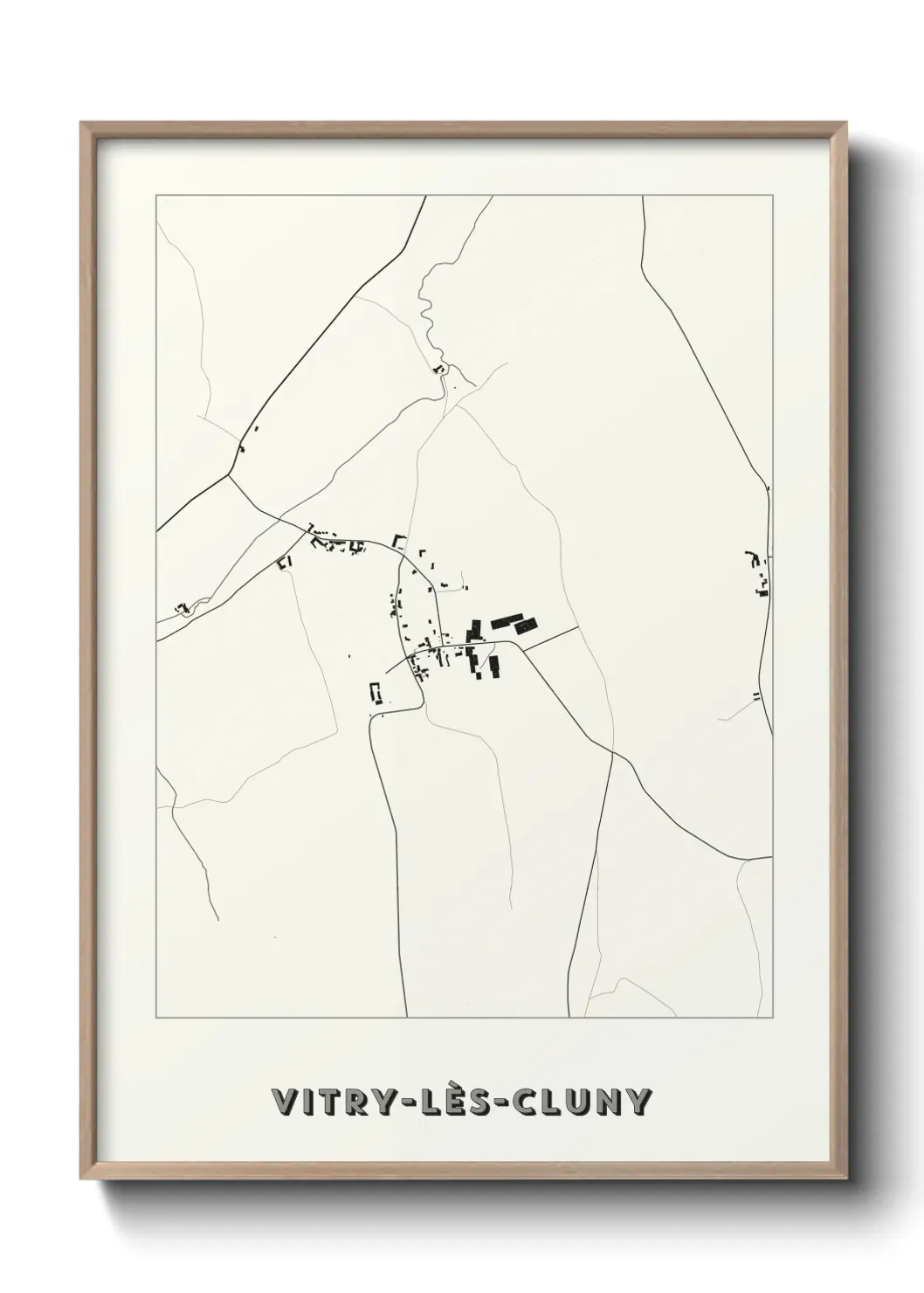 Un poster carteVitry-lès-Cluny