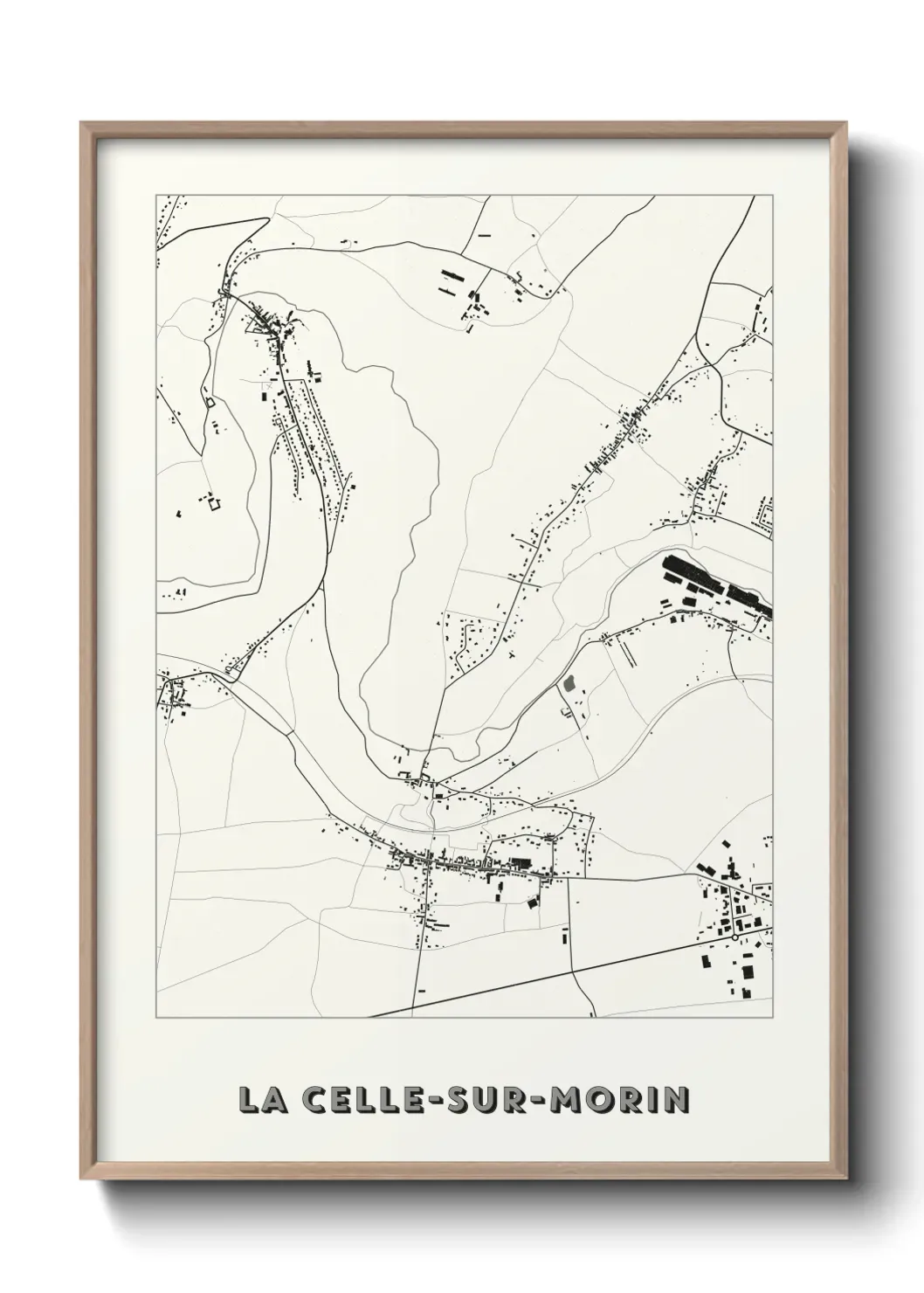 Un poster carteLa Celle-sur-Morin