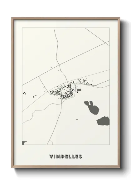 Une affiche de carte sur Vimpelles