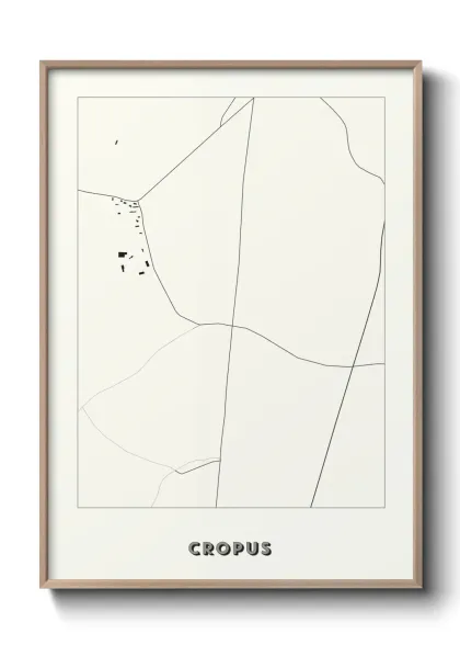 Une affiche de carte sur Cropus