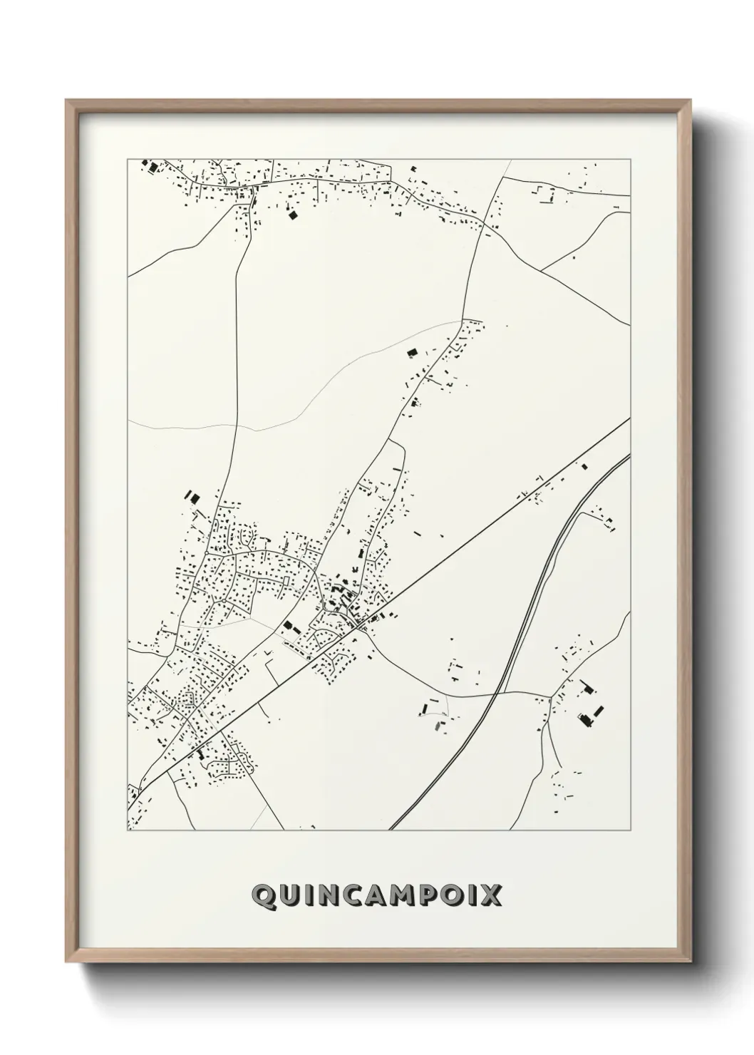 Un poster carte Quincampoix