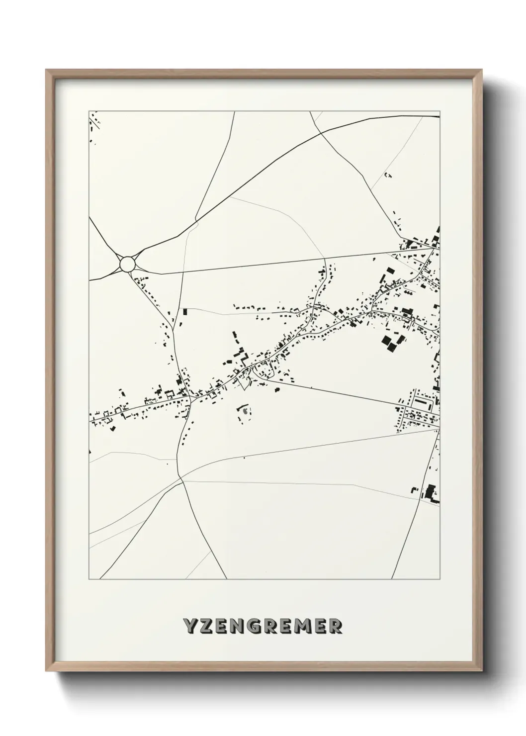 Un poster carte Yzengremer
