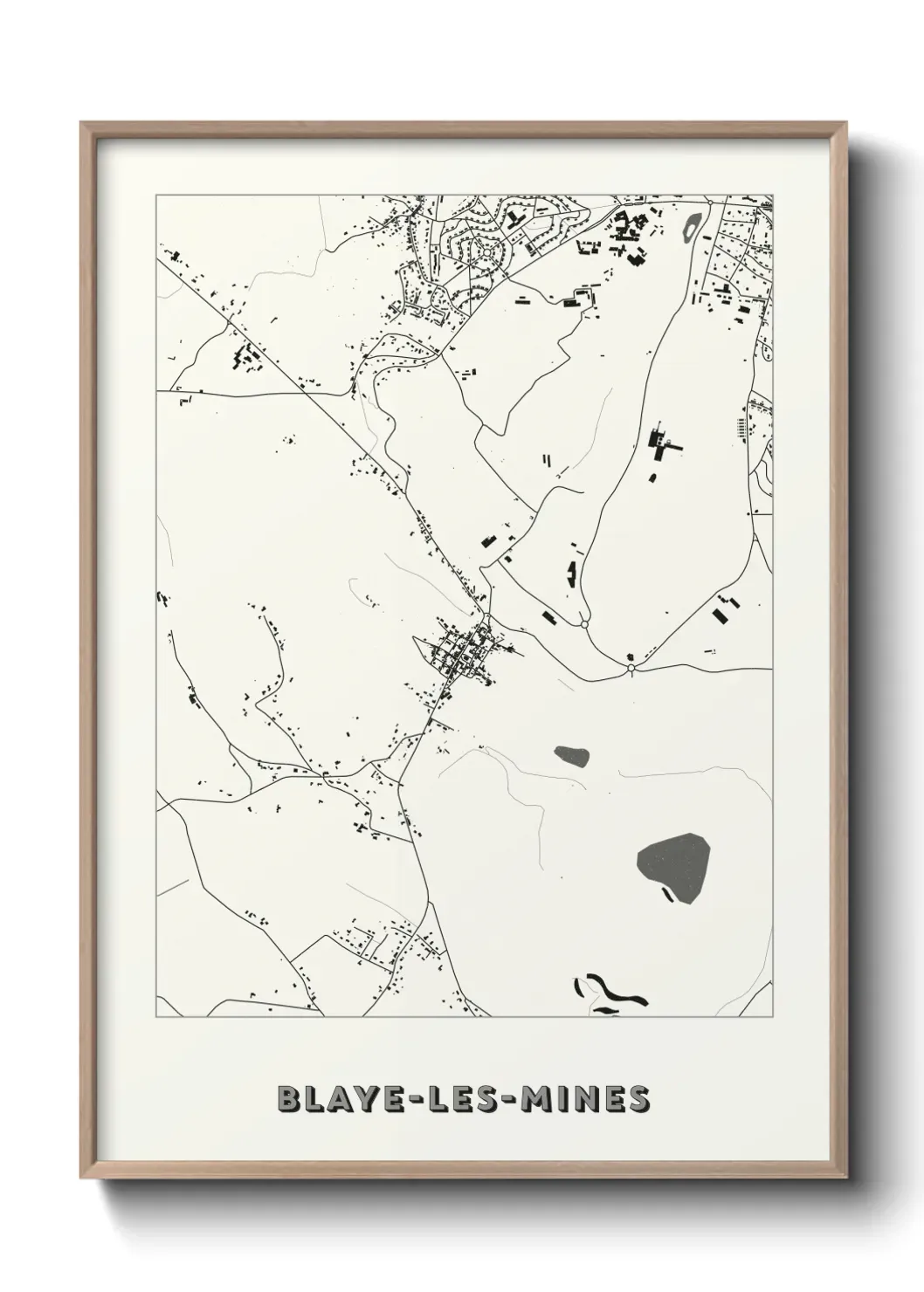 Un poster carteBlaye-les-Mines