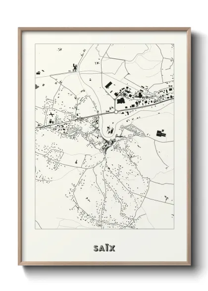 Une affiche de carte sur Saïx