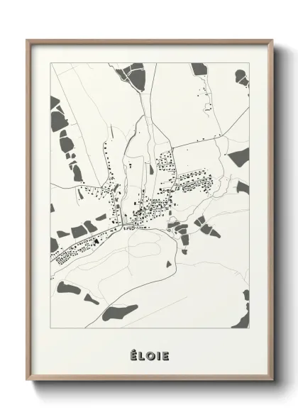 Une affiche de carte sur Éloie