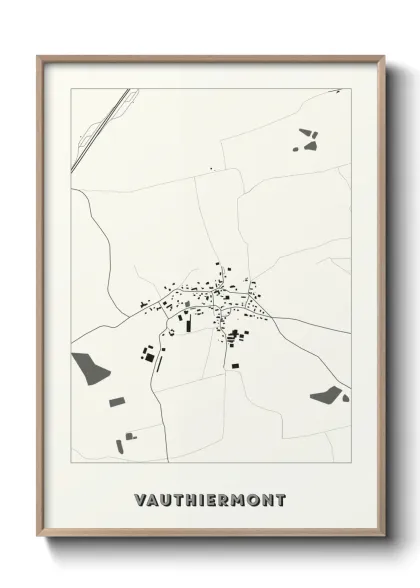 Une affiche de carte sur Vauthiermont