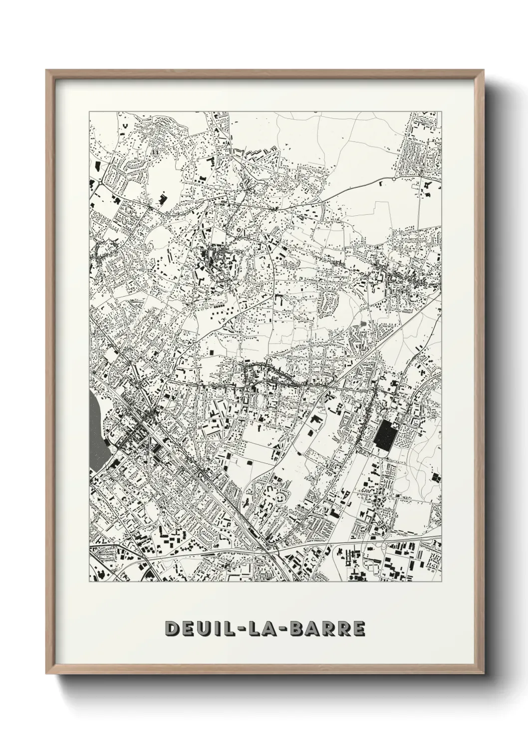 Un poster carteDeuil-la-Barre