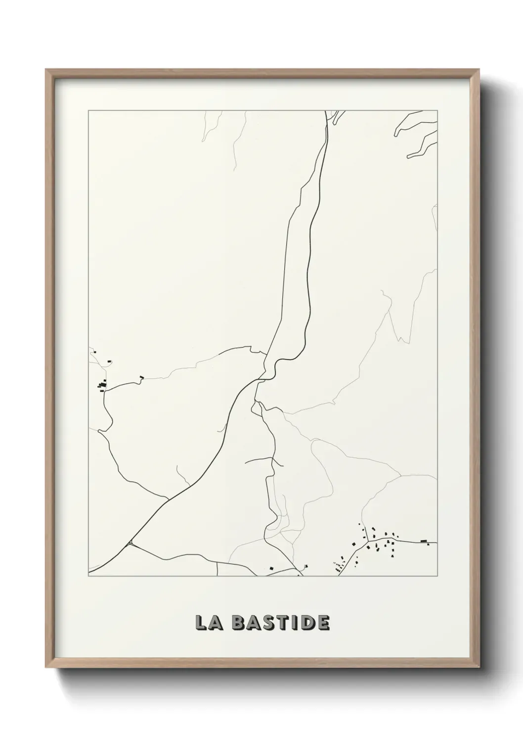 Un poster carteLa Bastide