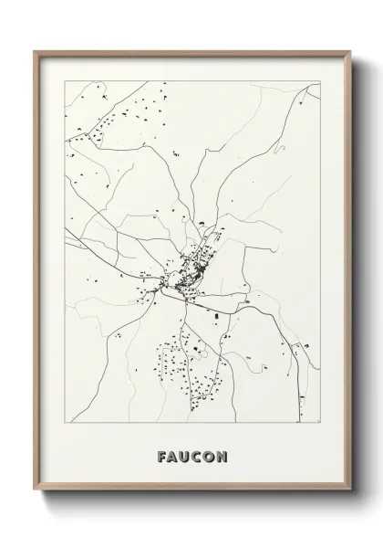 Une affiche de carte sur Faucon