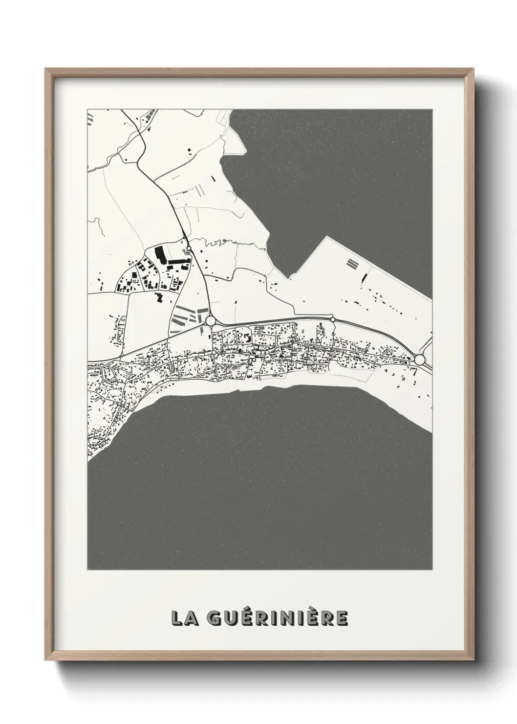 Un poster carte La Guérinière