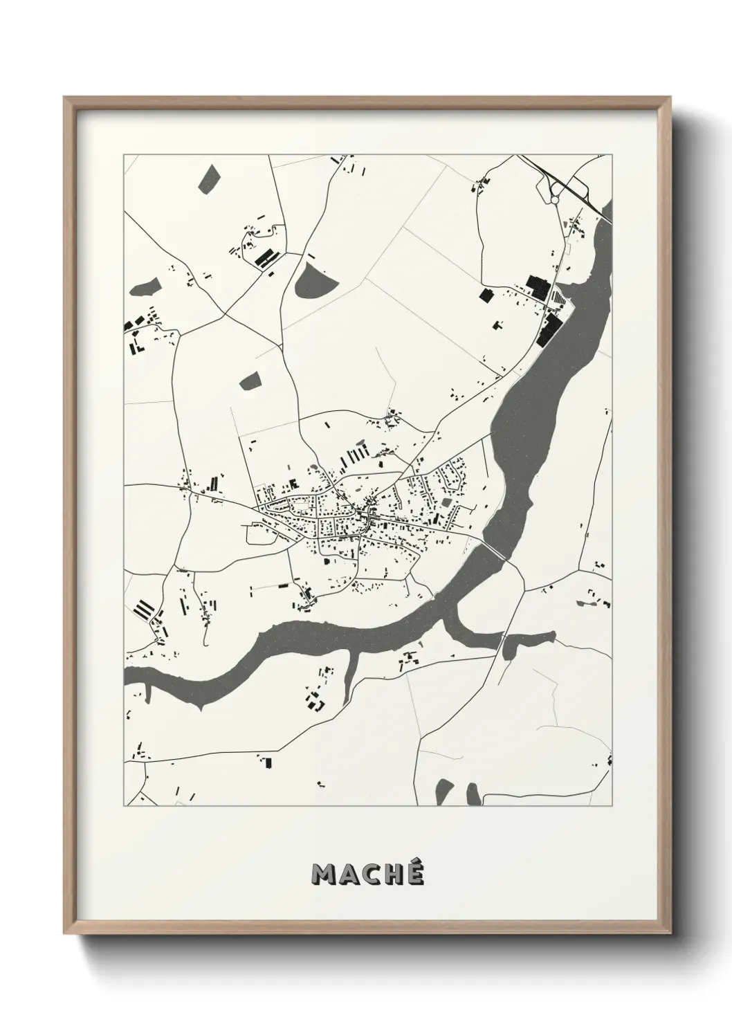 Un poster carte Maché