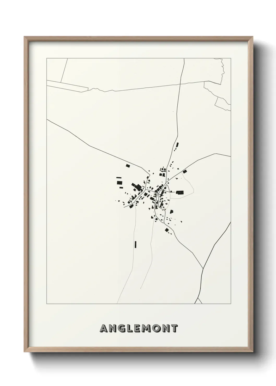 Un poster carte Anglemont