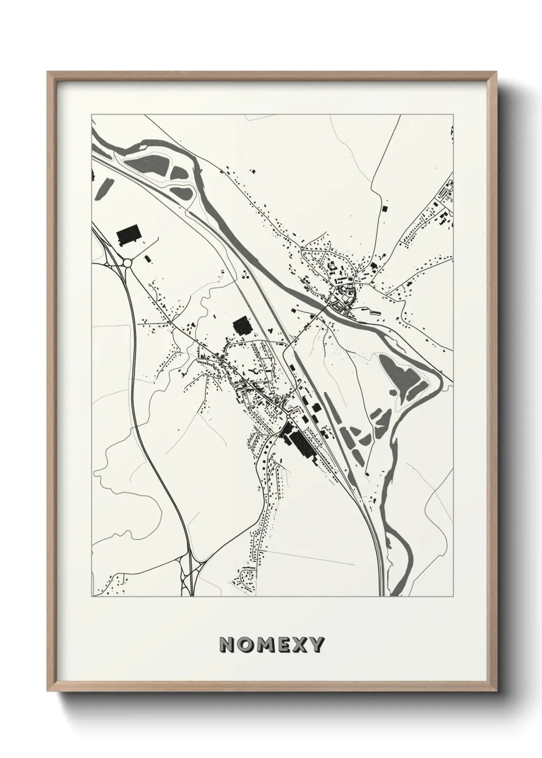 Un poster carte Nomexy