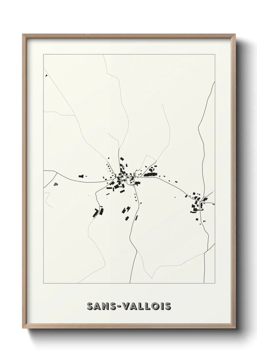 Un poster carteSans-Vallois