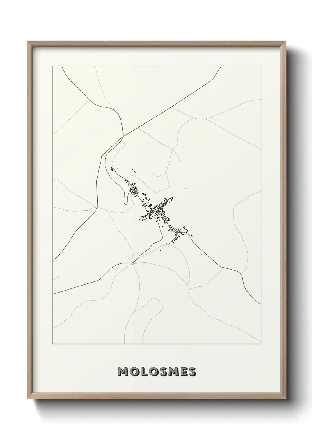 Un poster carte Molosmes