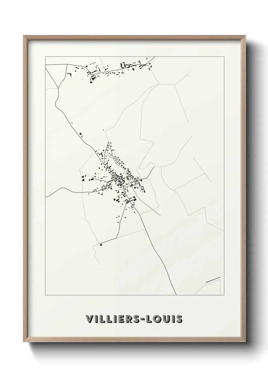 Un poster carteVilliers-Louis