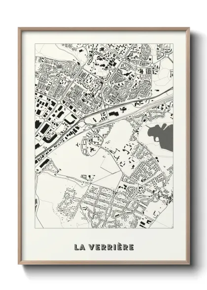 Une affiche de carte sur La Verrière