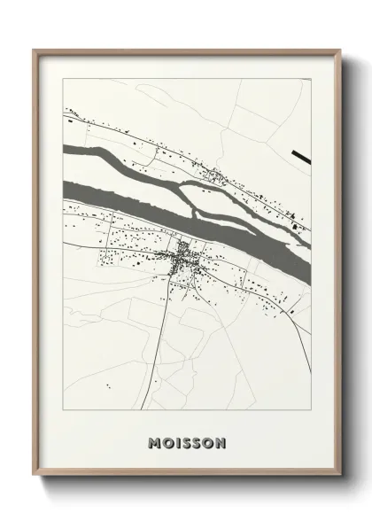 Une affiche de carte sur Moisson