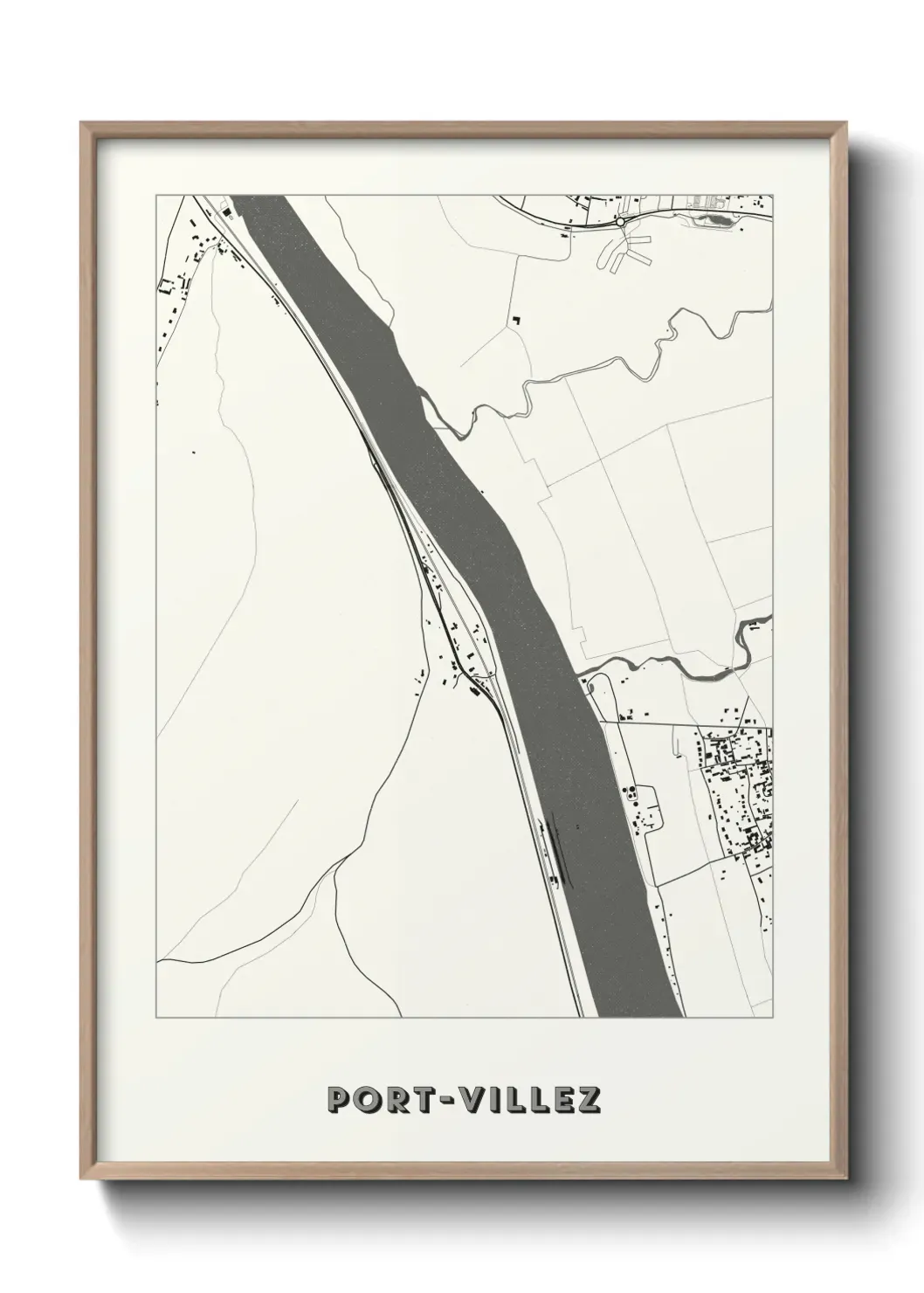 Un poster cartePort-Villez